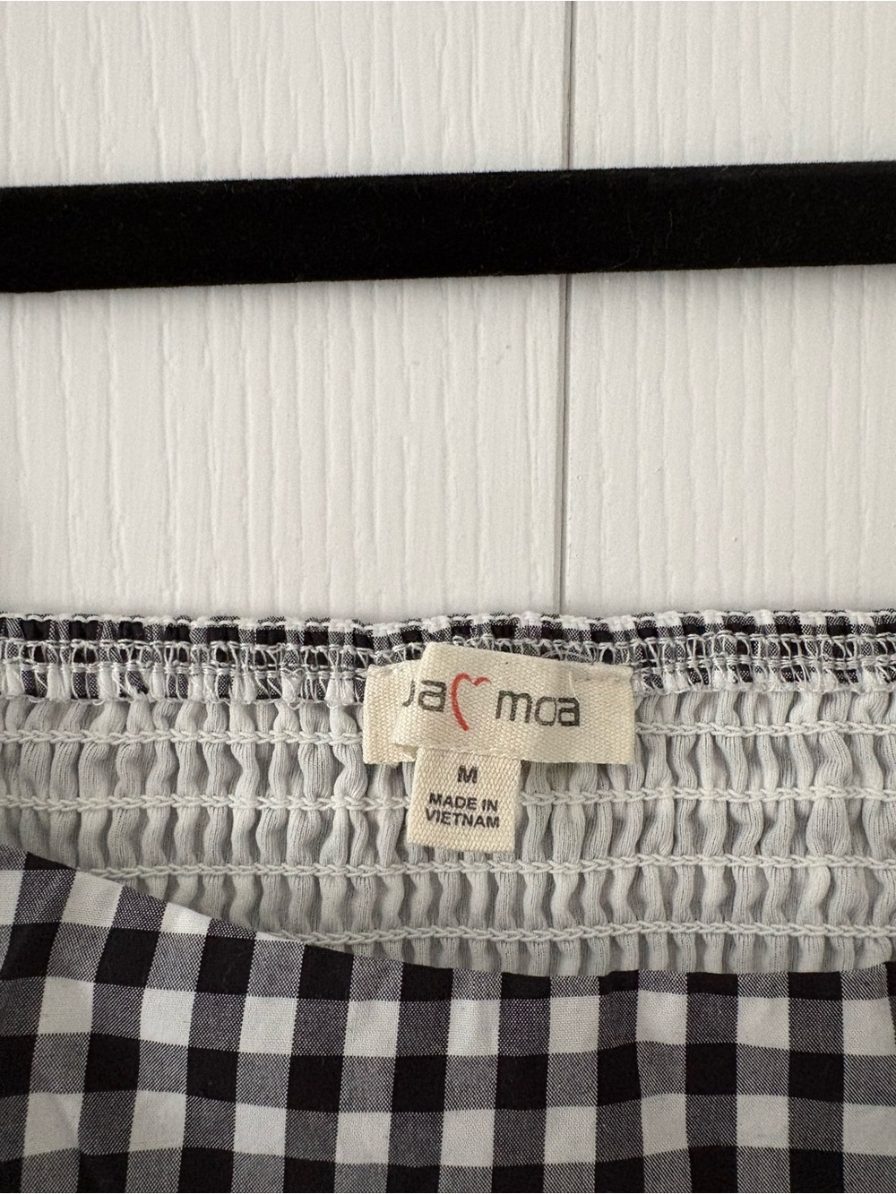 Moa Moa Gingham Bubble Top - Picture 3 of 3